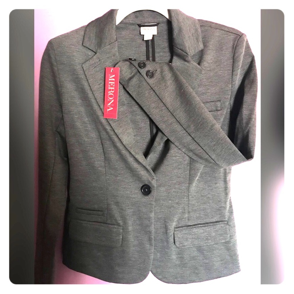Merona Gray X SMALL NEVER WORN blazer
